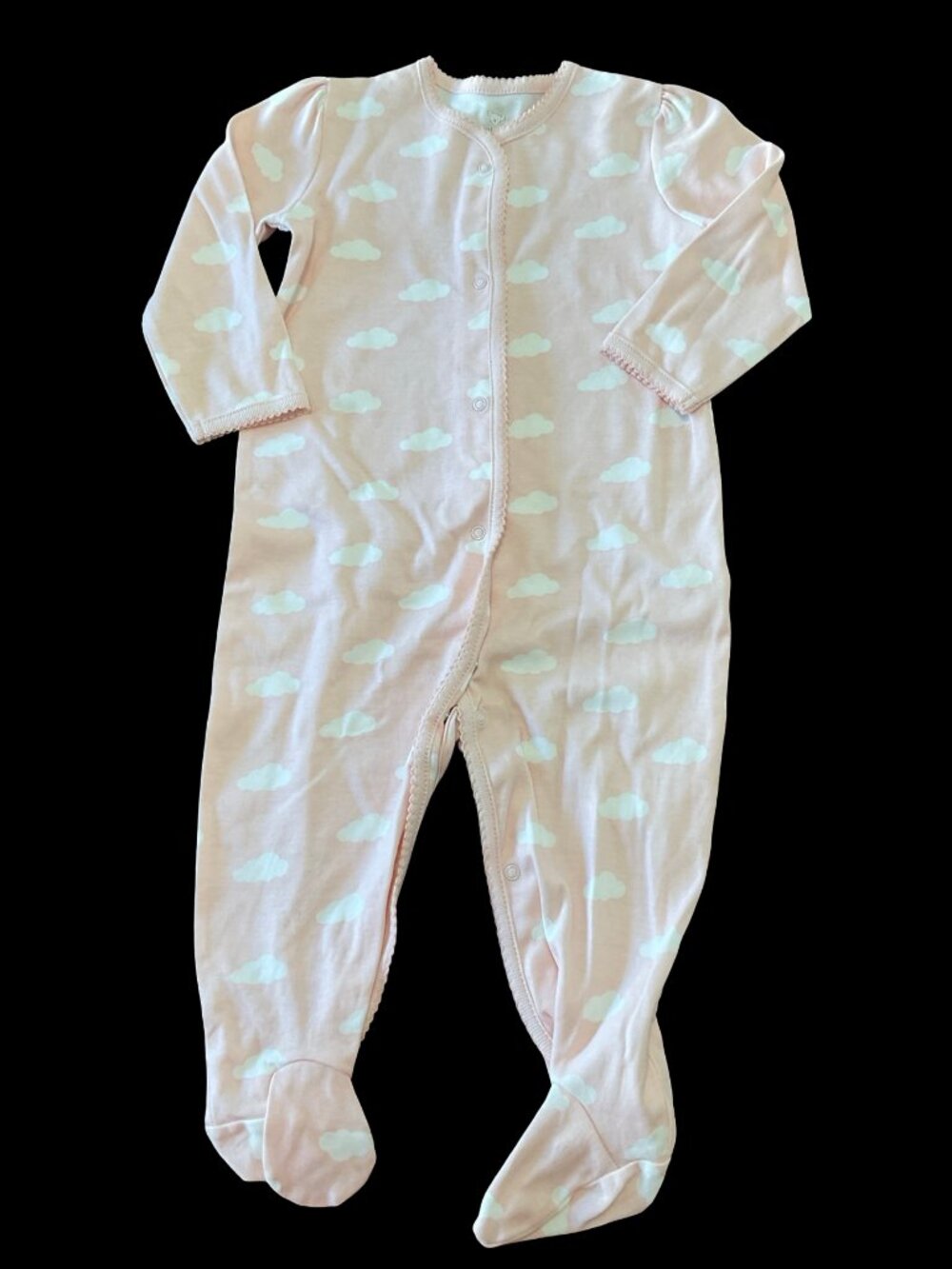 👣 5/$25 - Pink/White Cloud Print Sleeper